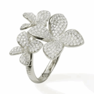 FLORA RING SILVER